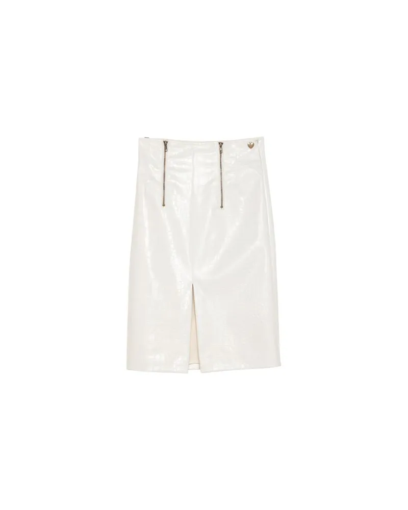 Twin-Set HOSEN & RÖCKE - Midi-Röckeauf YOOX.COM Weiß