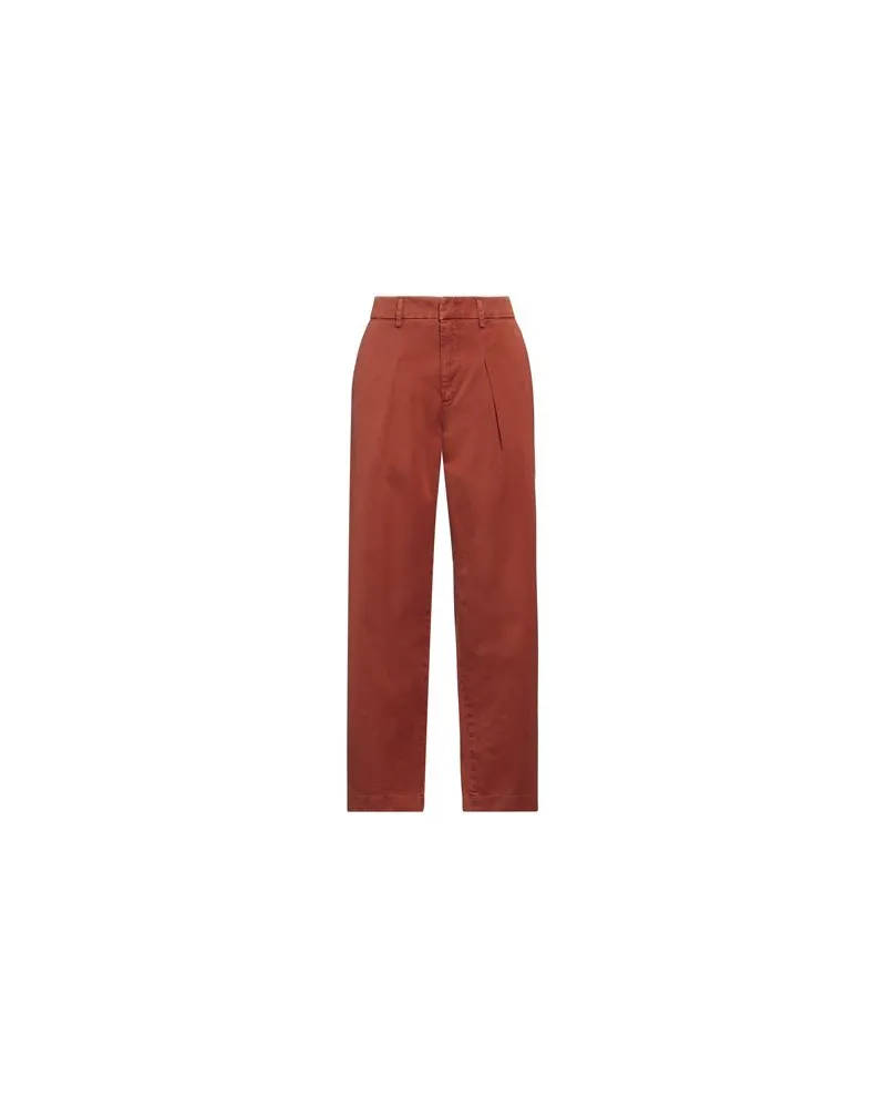 Dondup HOSEN & RÖCKE - Hosenauf YOOX.COM Rostrot