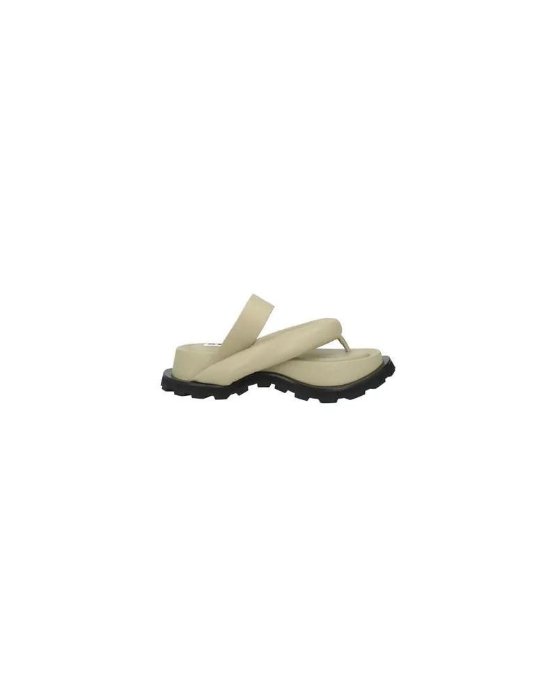 Jil Sander SCHUHE - Zehentrennerauf YOOX.COM Salbeigrün