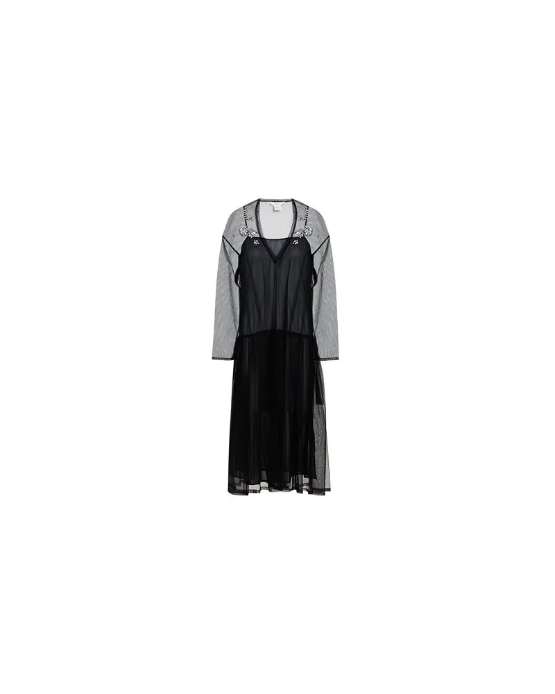 Jucca KLEIDER - Midi-Kleiderauf YOOX.COM Schwarz