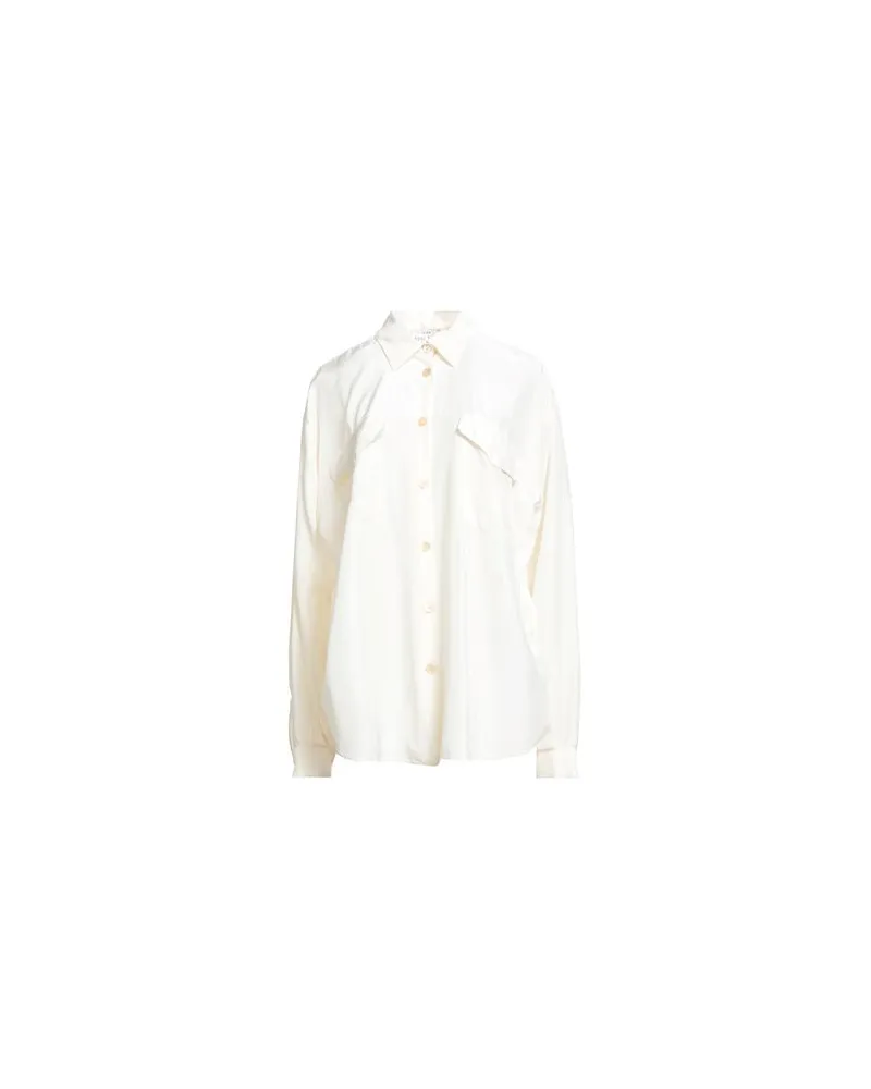 forte_forte TOPS - Hemdenauf YOOX.COM Cremeweiß