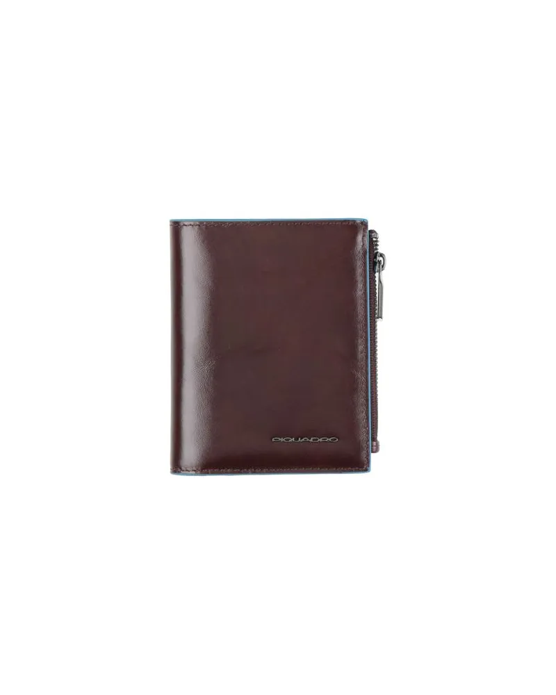 Piquadro Kleinlederwaren - Brieftaschenauf YOOX.COM Schokobraun