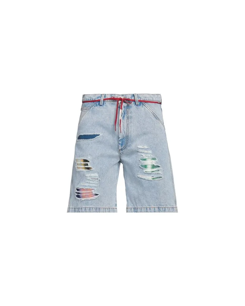 Marni HOSEN & RÖCKE - Jeansshortsauf YOOX.COM Blau