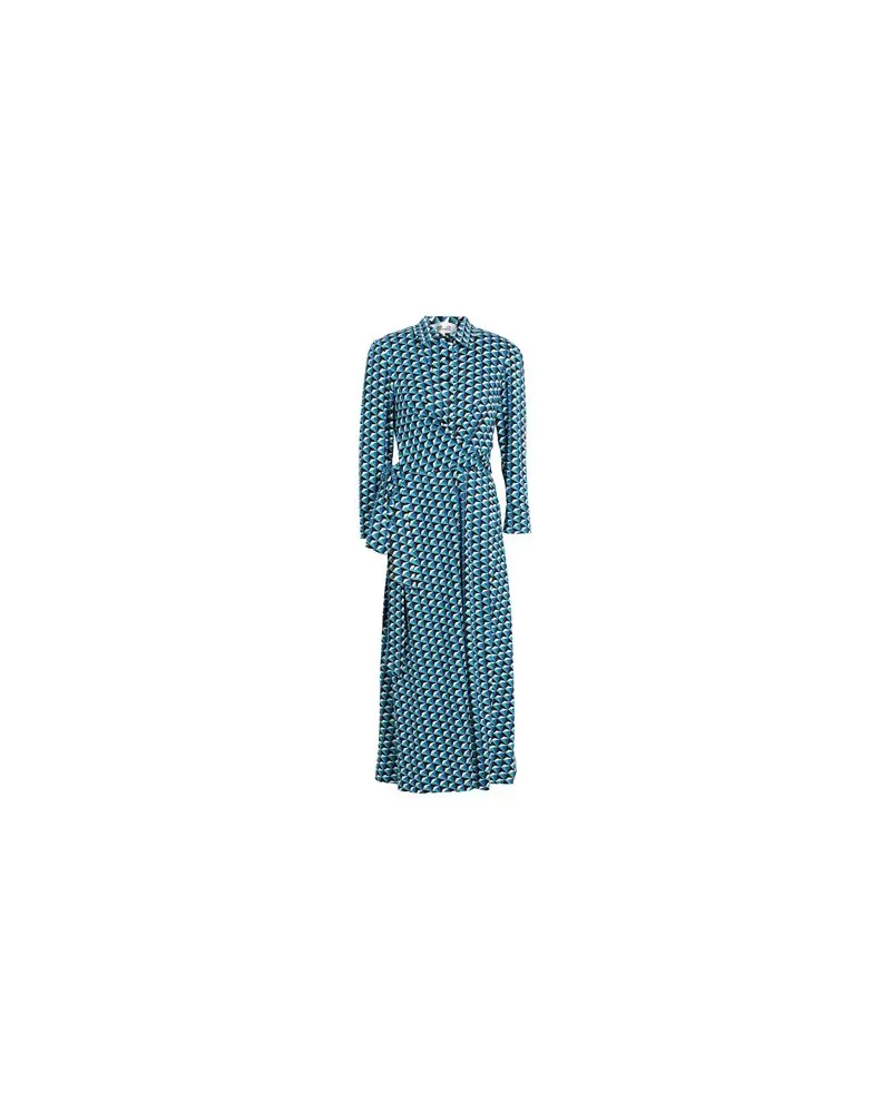 Diane von Furstenberg KLEIDER - Midi-Kleiderauf YOOX.COM Azurblau