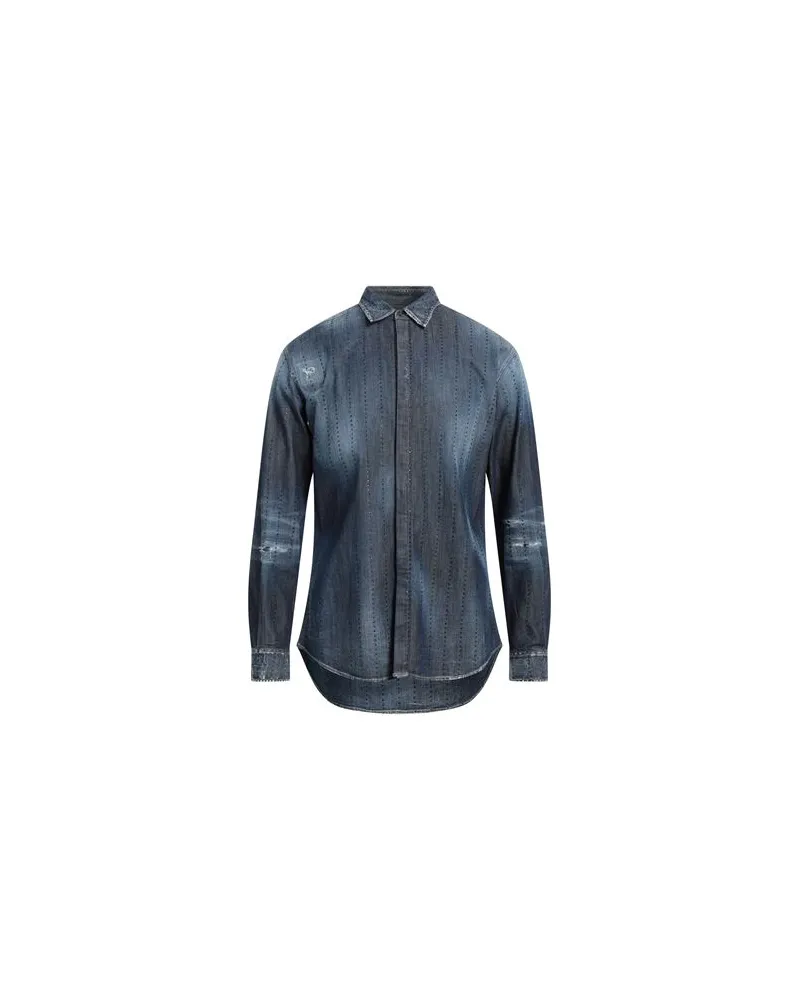 Dsquared2 TOPS - Jeanshemdenauf YOOX.COM Blau