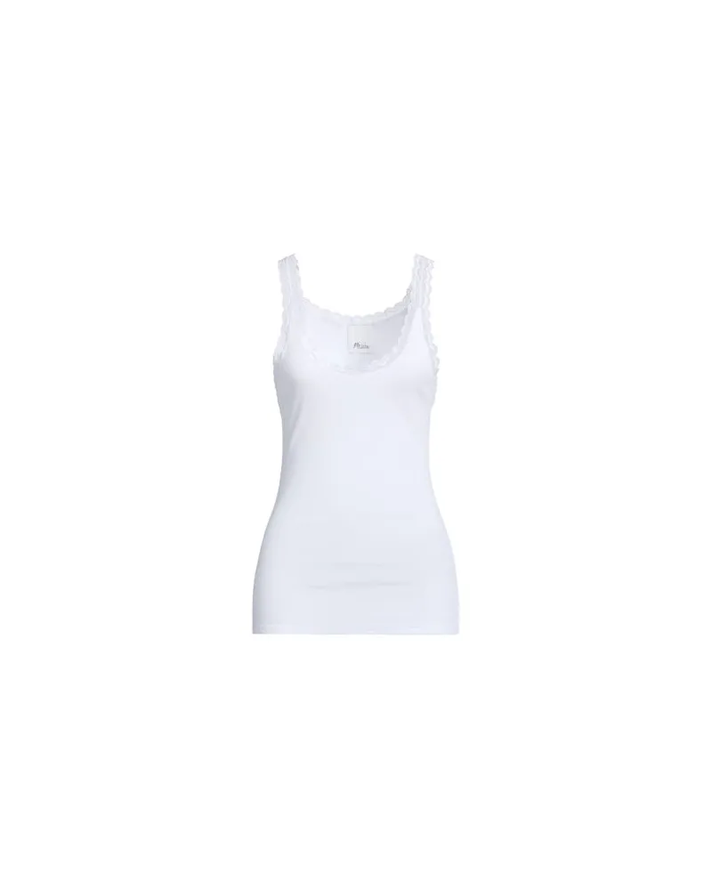 ALLUDE TOPS - Tank Topsauf YOOX.COM Weiß