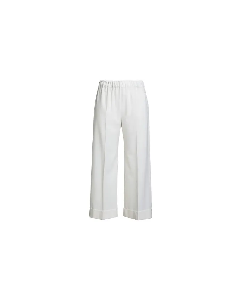 D.EXTERIOR HOSEN & RÖCKE - Hosenauf YOOX.COM Cremeweiß