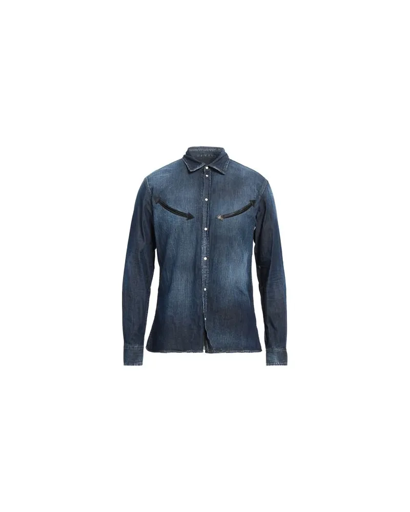 Dsquared2 TOPS - Jeanshemdenauf YOOX.COM Blau