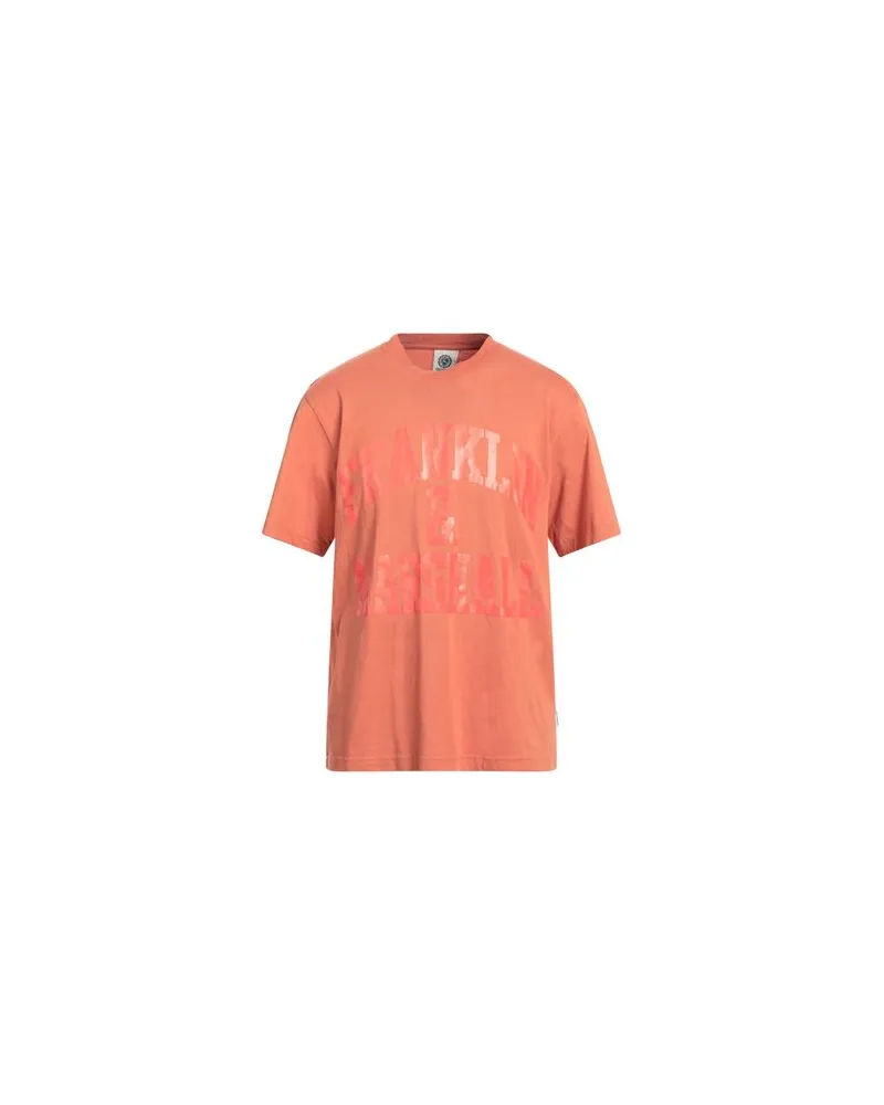 Franklin & Marshall TOPS - T-shirtsauf YOOX.COM Rostrot