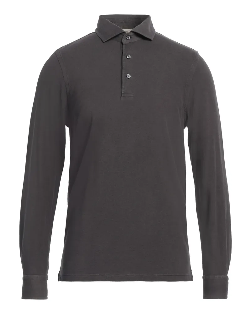 Gran Sasso Poloshirt Dunkelbraun