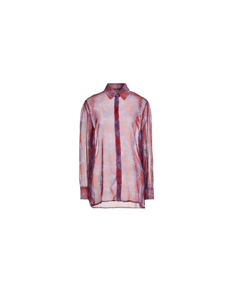 Versace Jeans TOPS - Hemdenauf YOOX.COM Rot
