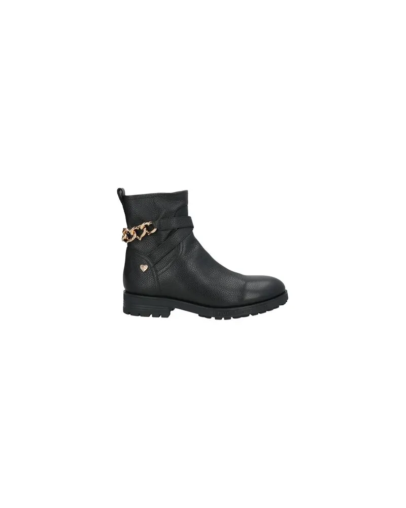 Moschino SCHUHE - Stiefelettenauf YOOX.COM Schwarz