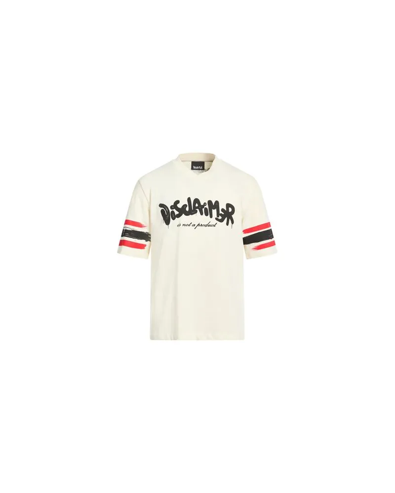 DISCLAIMER TOPS - T-shirtsauf YOOX.COM Cremeweiß