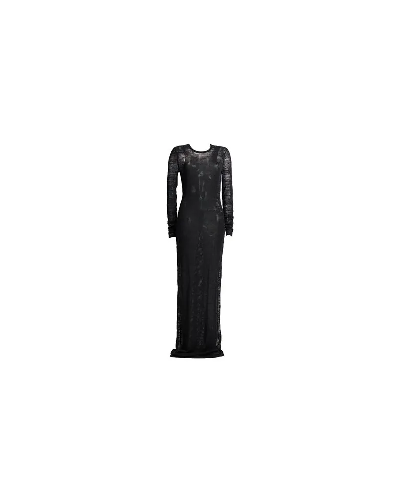 Ann Demeulemeester KLEIDER - Maxi-Kleiderauf YOOX.COM Schwarz