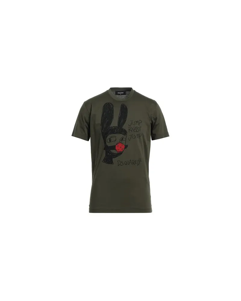 Dsquared2 TOPS - T-shirtsauf YOOX.COM Militärgrün