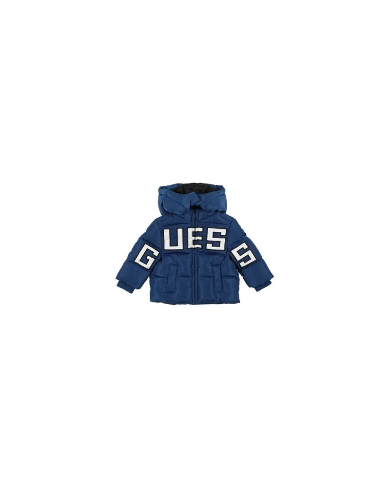 Guess JACKEN & MÄNTEL - Pufferjacken & Daunenjackenauf YOOX.COM Blau