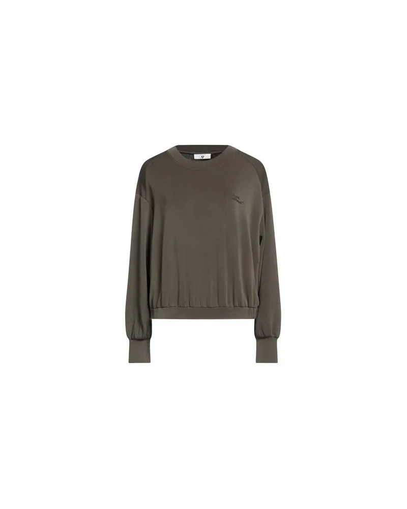 Twin-Set TOPS - Sweatshirtsauf YOOX.COM Militärgrün