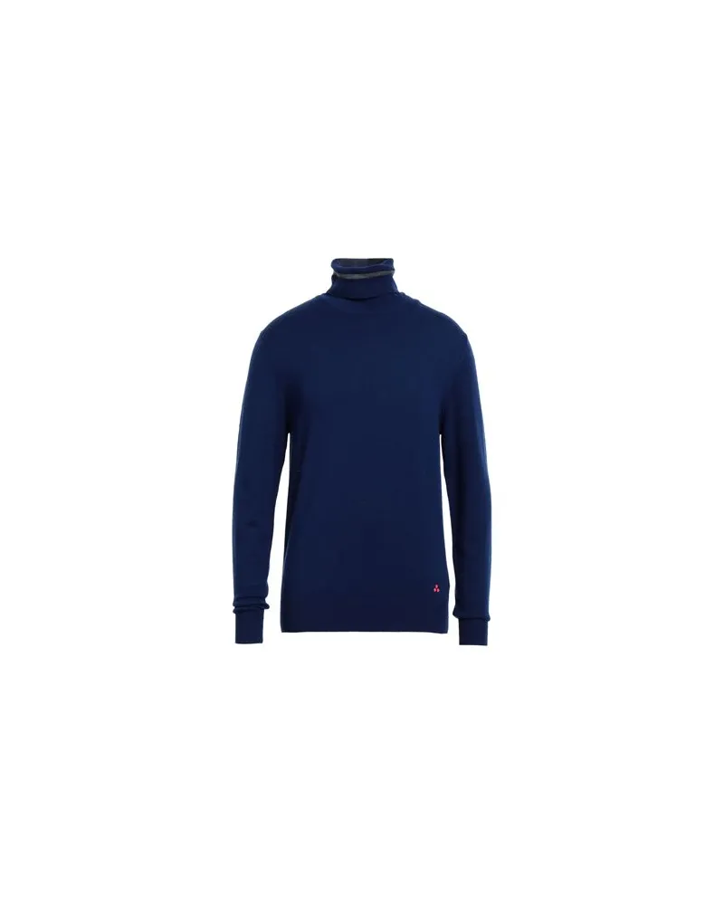 Peuterey STRICKWAREN - Rollkragenpulloverauf YOOX.COM Blau