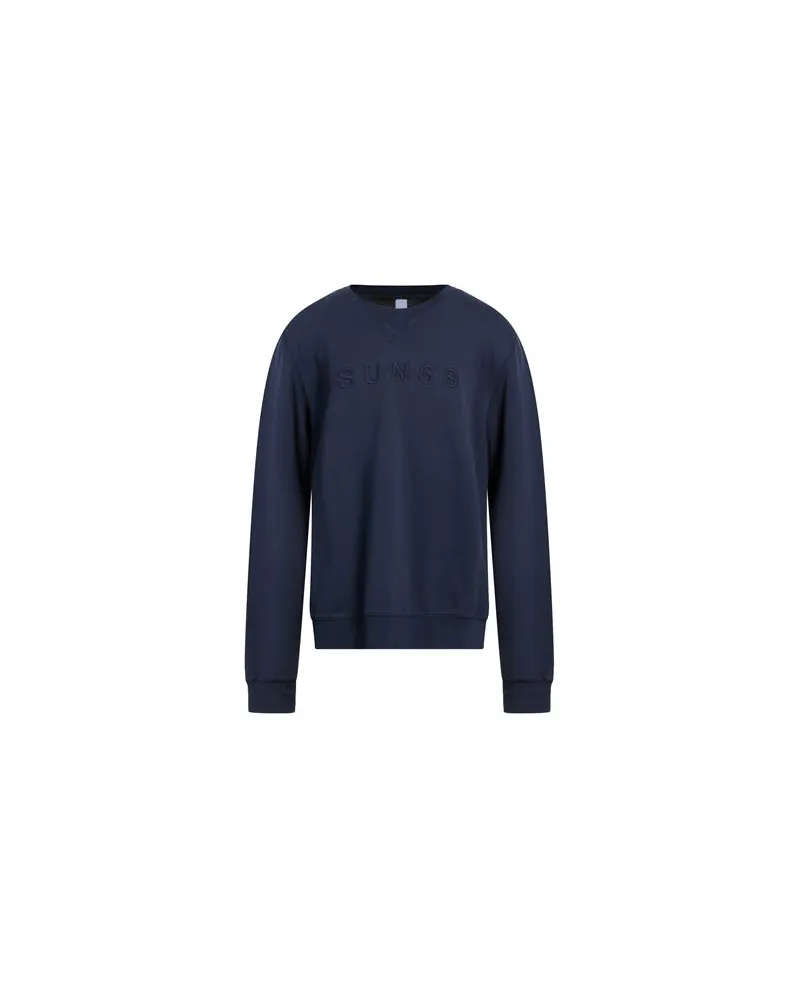 Sun68 TOPS - Sweatshirtsauf YOOX.COM Marineblau