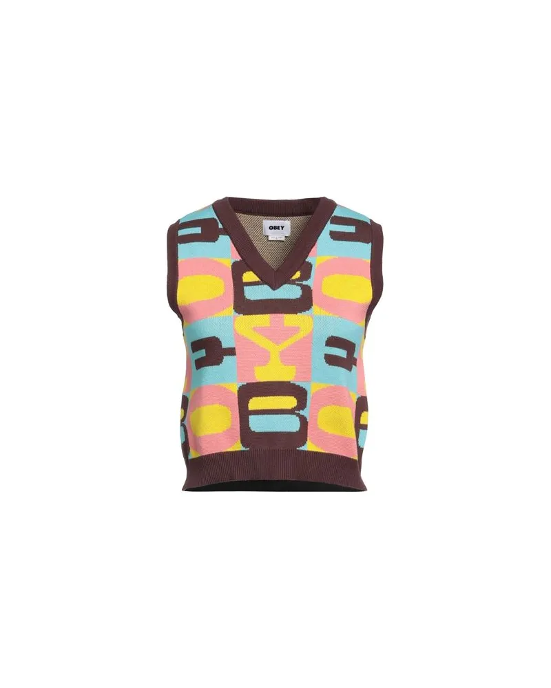 Obey STRICKWAREN - Pulloverauf YOOX.COM Azurblau