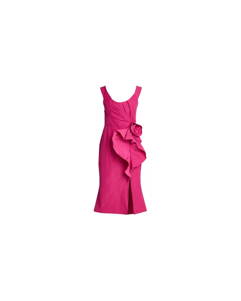 Marchesa KLEIDER - Midi-Kleiderauf YOOX.COM Fuchsia