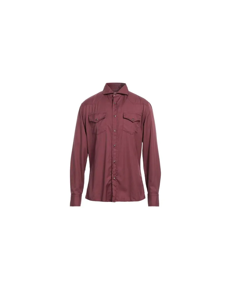 Brunello Cucinelli TOPS - Hemdenauf YOOX.COM Bordeaux