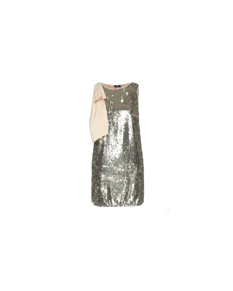 Elisabetta Franchi KLEIDER - Mini-Kleiderauf YOOX.COM Gold