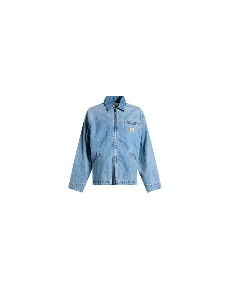 Carhartt WIP JACKEN & MÄNTEL - Jeansjacken/Mäntelauf YOOX.COM Hellblau