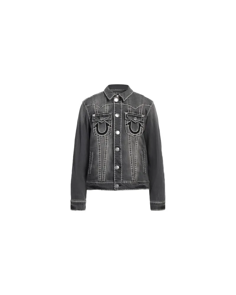 True Religion JACKEN & MÄNTEL - Jeansjacken/Mäntelauf YOOX.COM Braungrau
