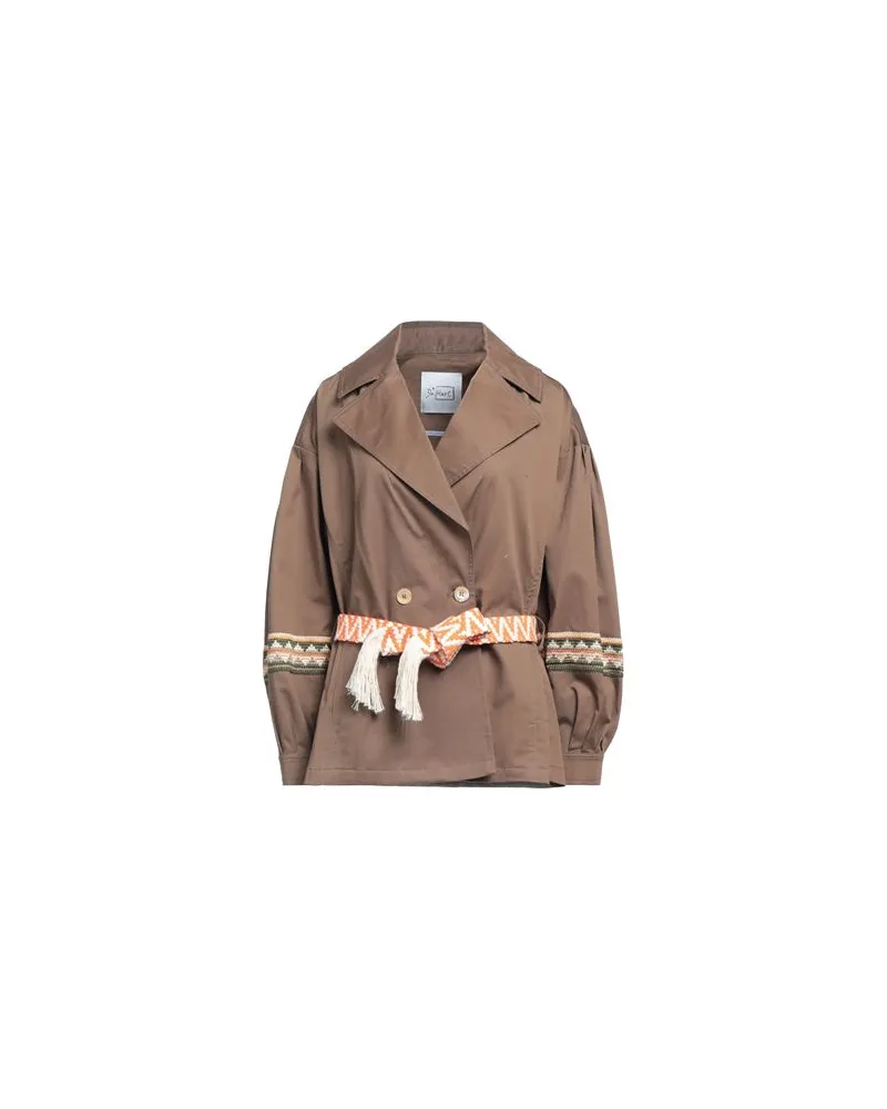 De' Hart JACKEN & MÄNTEL - Mäntelauf YOOX.COM Braun