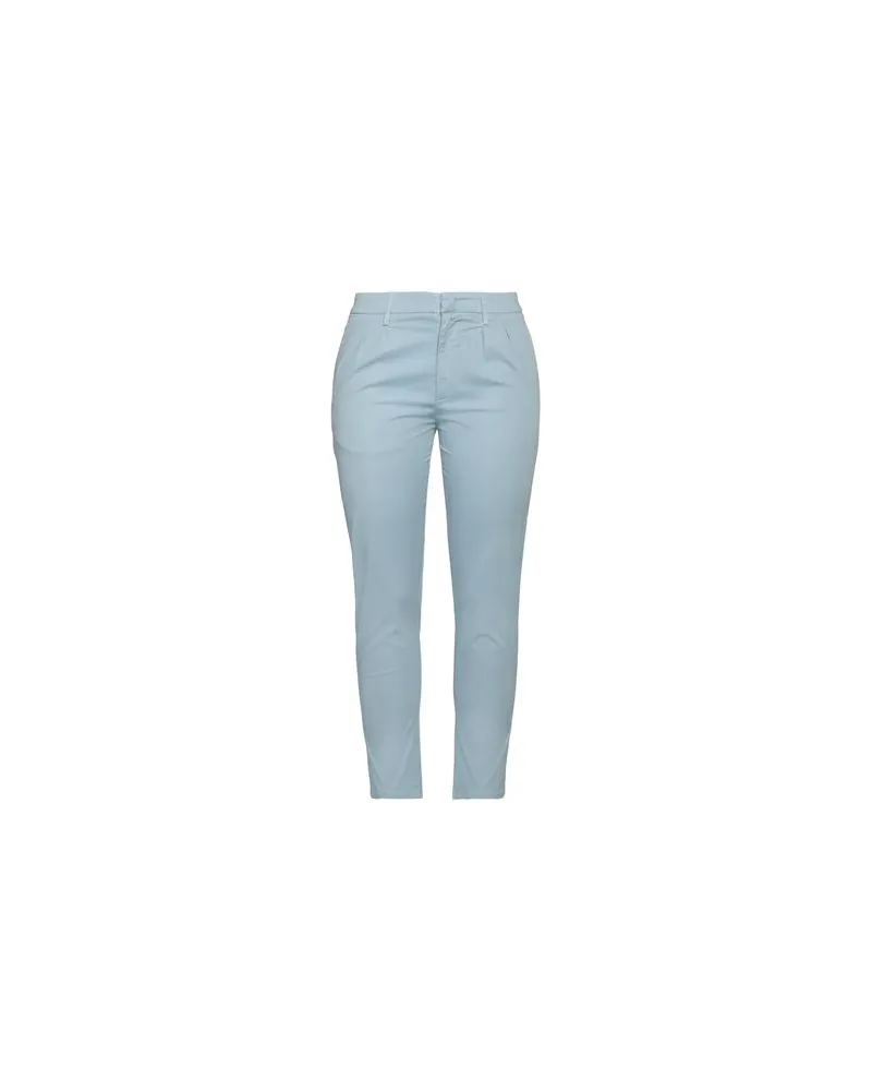 Dondup HOSEN & RÖCKE - Hosenauf YOOX.COM Azurblau