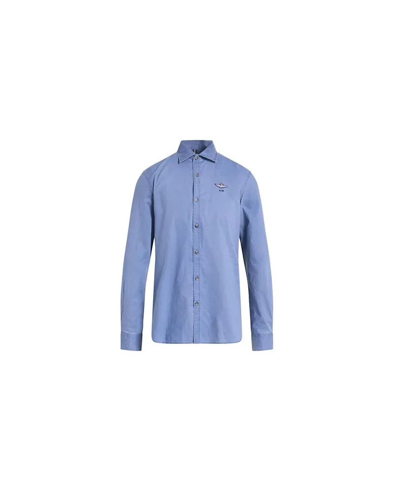 Aeronautica Militare TOPS - Hemdenauf YOOX.COM Taubenblau