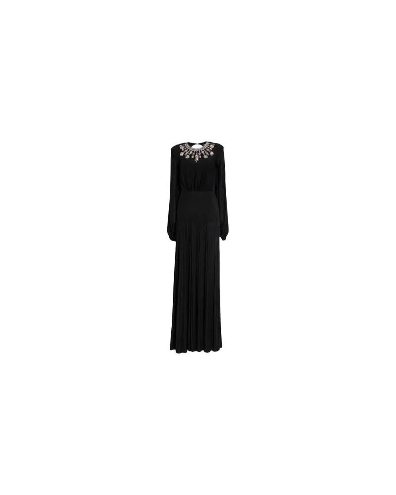 Elisabetta Franchi KLEIDER - Maxi-Kleiderauf YOOX.COM Schwarz