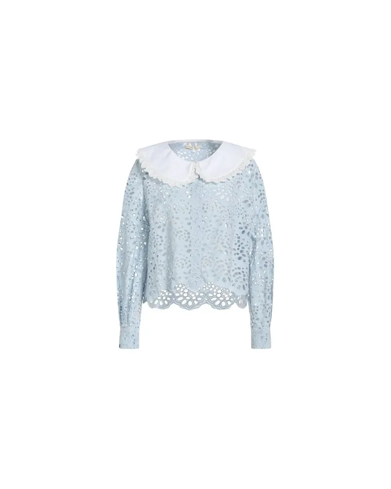 Maje TOPS - Hemdenauf YOOX.COM Himmelblau