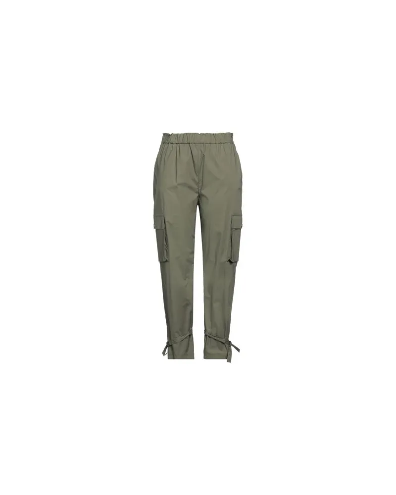Twin-Set HOSEN & RÖCKE - Hosenauf YOOX.COM Militärgrün