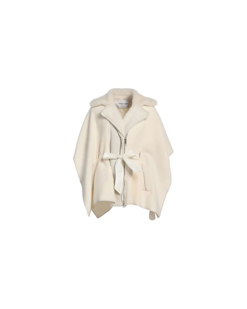 VIOLANTI JACKEN & MÄNTEL - Capesauf YOOX.COM Elfenbein