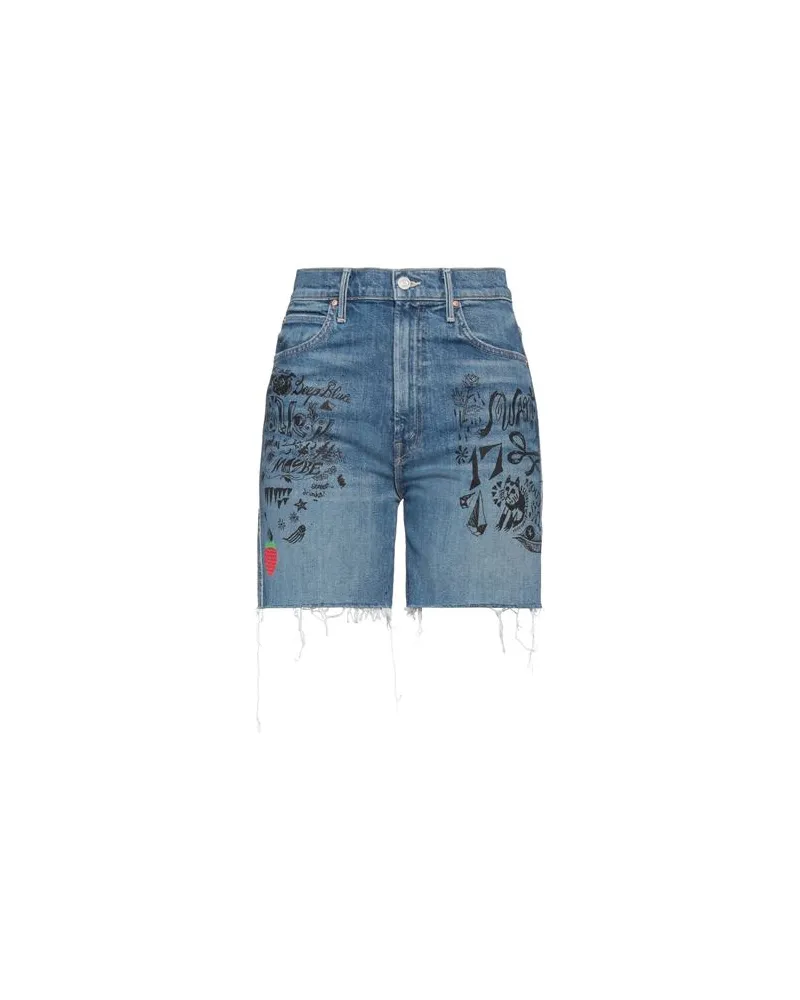 Mother HOSEN & RÖCKE - Jeansshortsauf YOOX.COM Blau