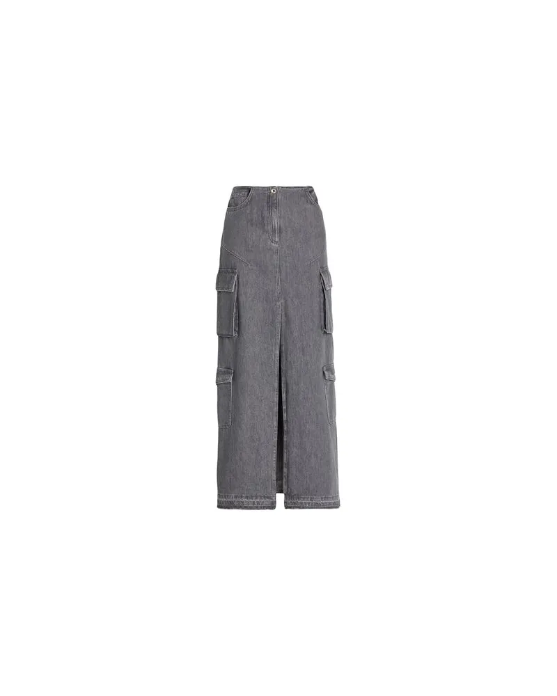 Patrizia Pepe HOSEN & RÖCKE - Jeansröckeauf YOOX.COM Grau