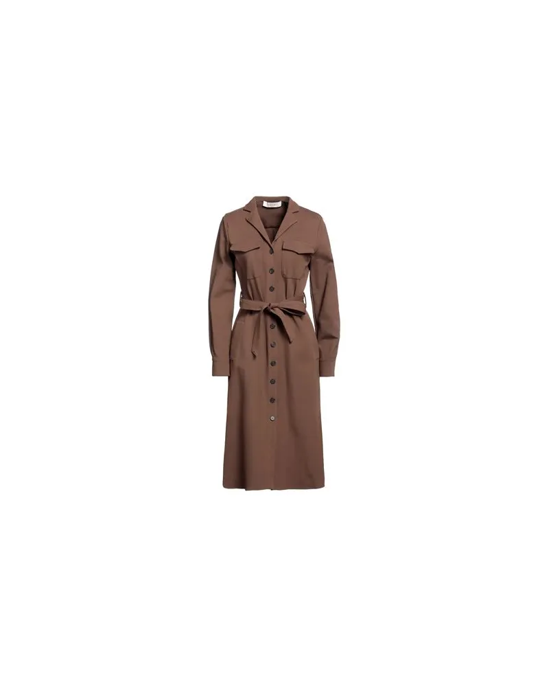 Jucca KLEIDER - Midi-Kleiderauf YOOX.COM Braun