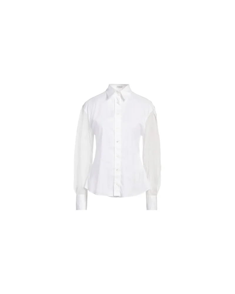 Brunello Cucinelli TOPS - Hemdenauf YOOX.COM Weiß