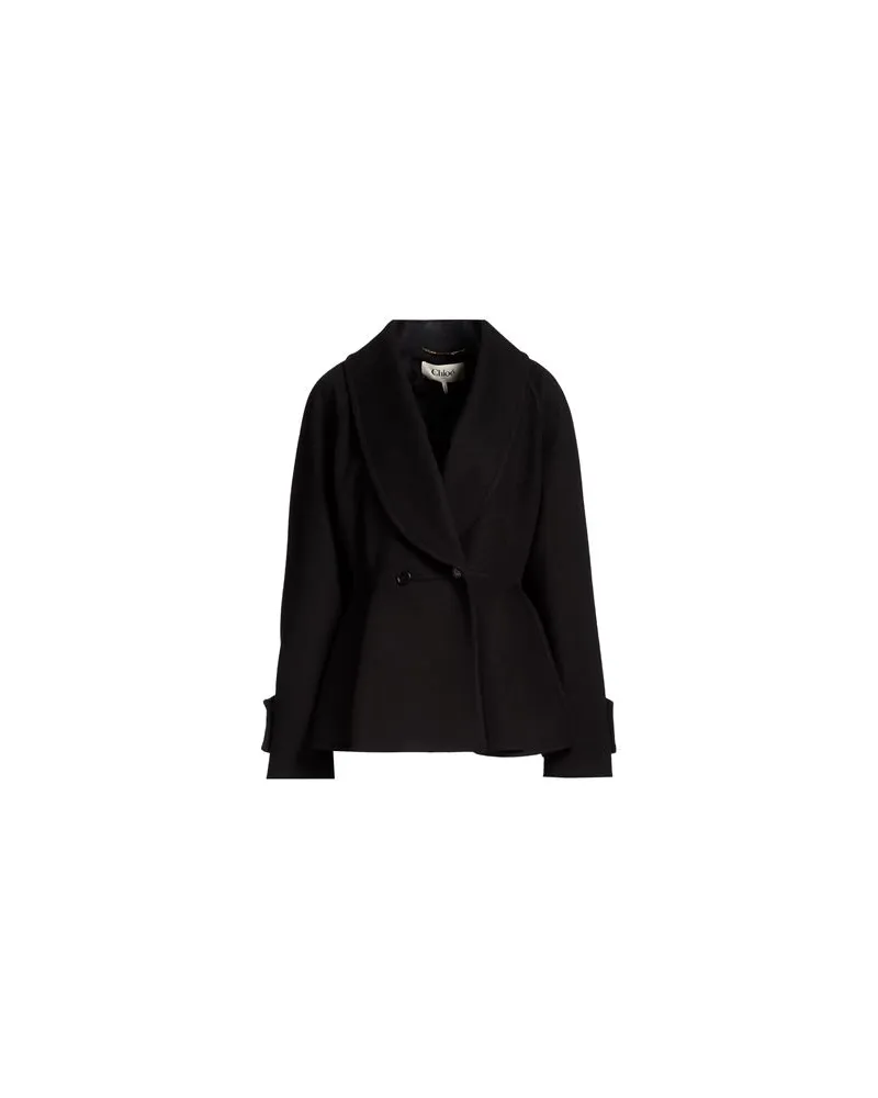 Chloé JACKEN & MÄNTEL - Mäntelauf YOOX.COM Schwarz