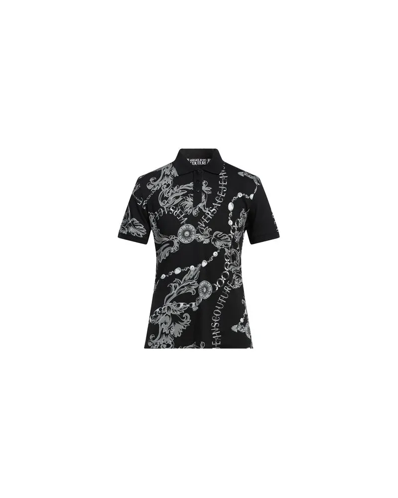 Versace Jeans TOPS - Poloshirtsauf YOOX.COM Schwarz