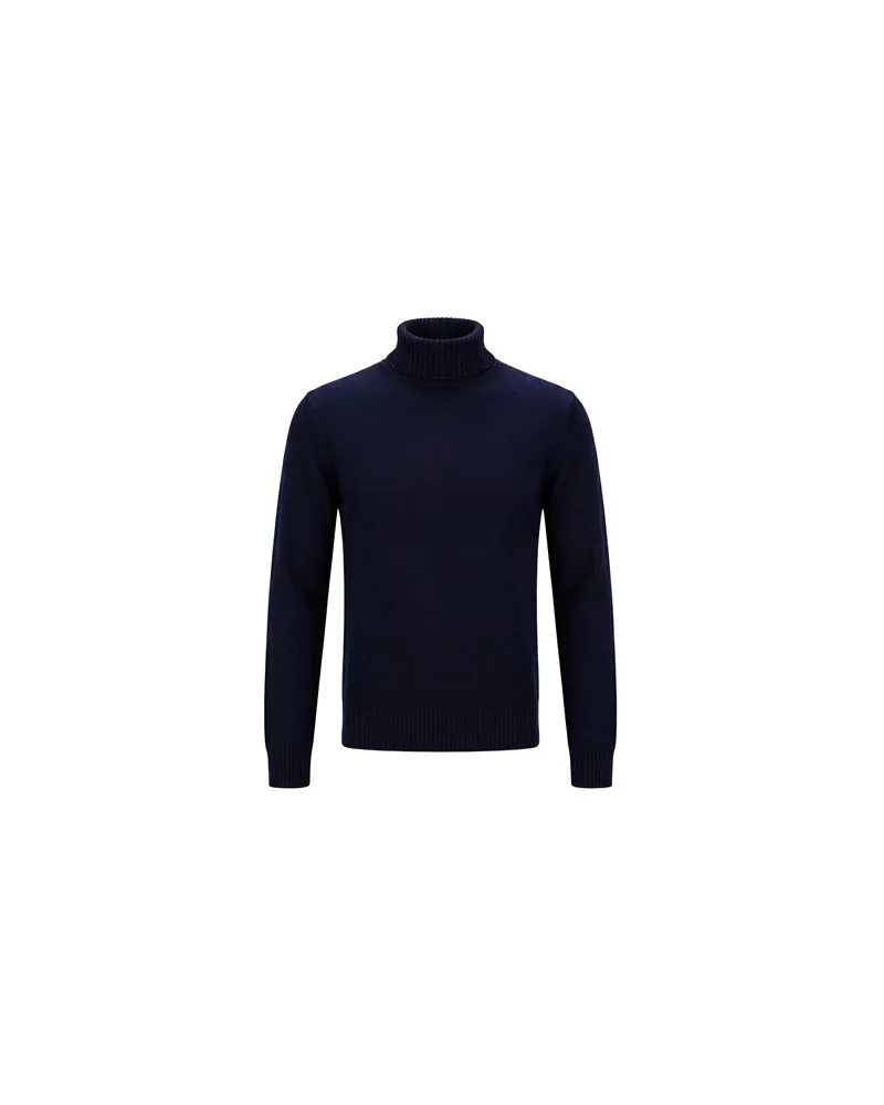 Officine Generale STRICKWAREN - Rollkragenpulloverauf YOOX.COM Nachtblau