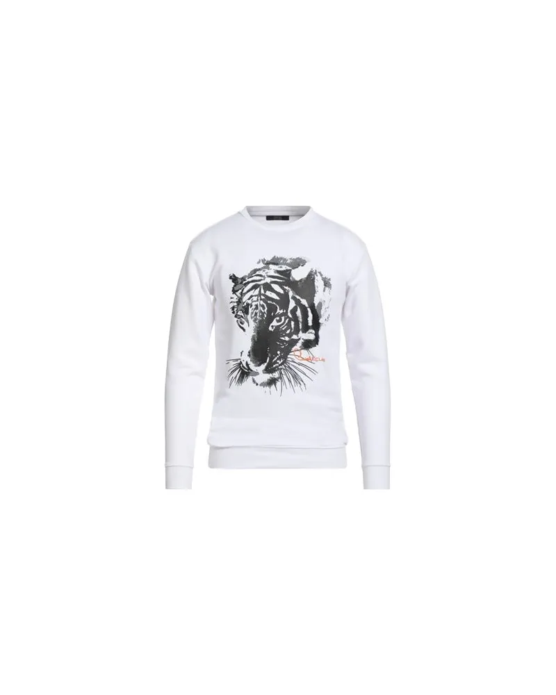 Roberto Cavalli TOPS - Sweatshirtsauf YOOX.COM Weiß