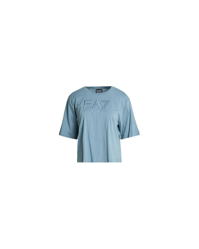 EA7 TOPS - T-shirtsauf YOOX.COM Himmelblau
