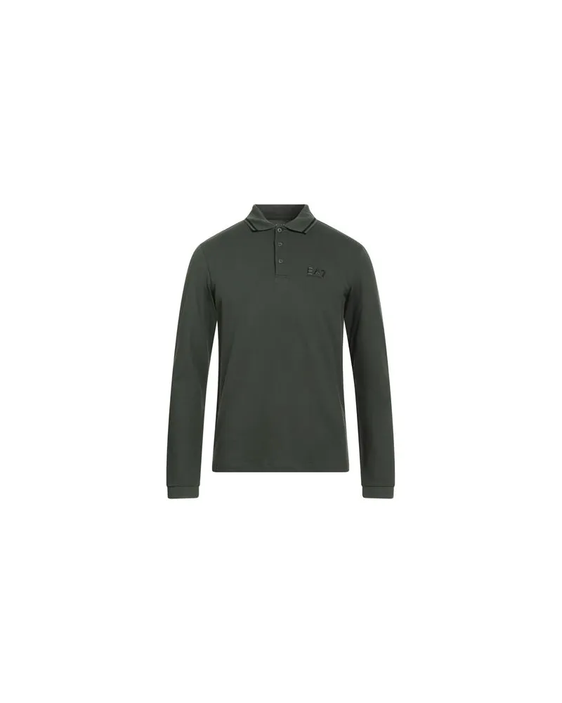 EA7 TOPS - Poloshirtsauf YOOX.COM Militärgrün