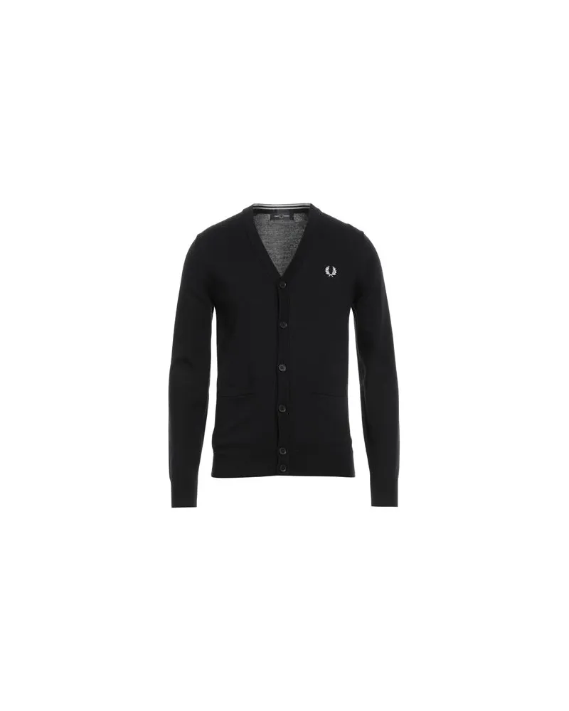 Fred Perry STRICKWAREN - Strickjackenauf YOOX.COM Schwarz