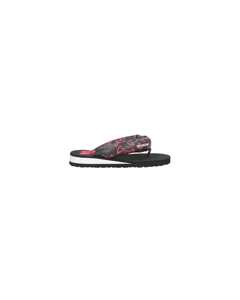Moschino SCHUHE - Zehentrennerauf YOOX.COM Schwarz