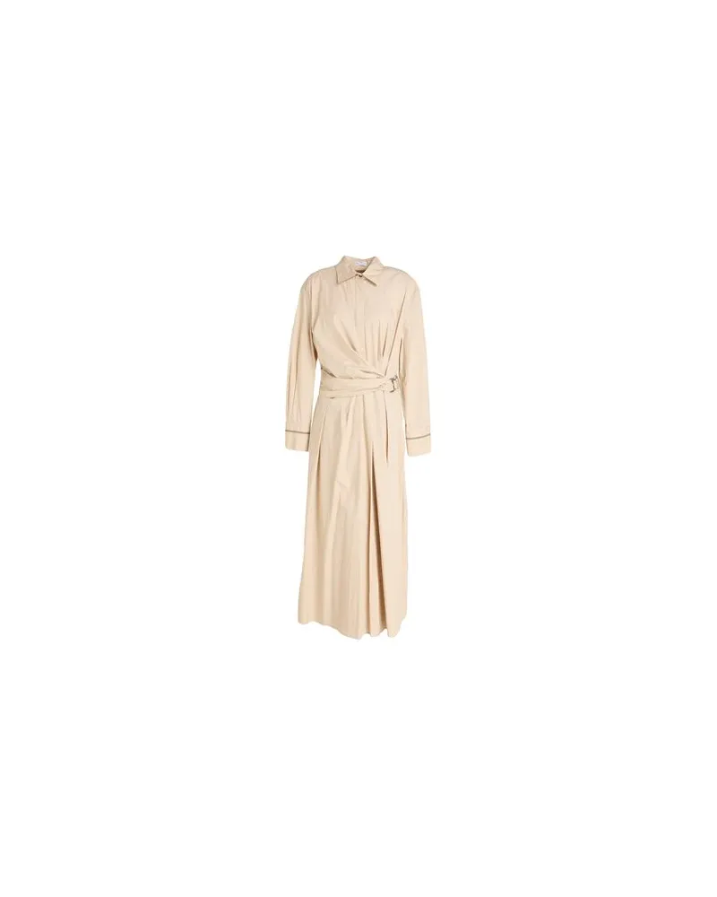 Brunello Cucinelli KLEIDER - Maxi-Kleiderauf YOOX.COM Beige