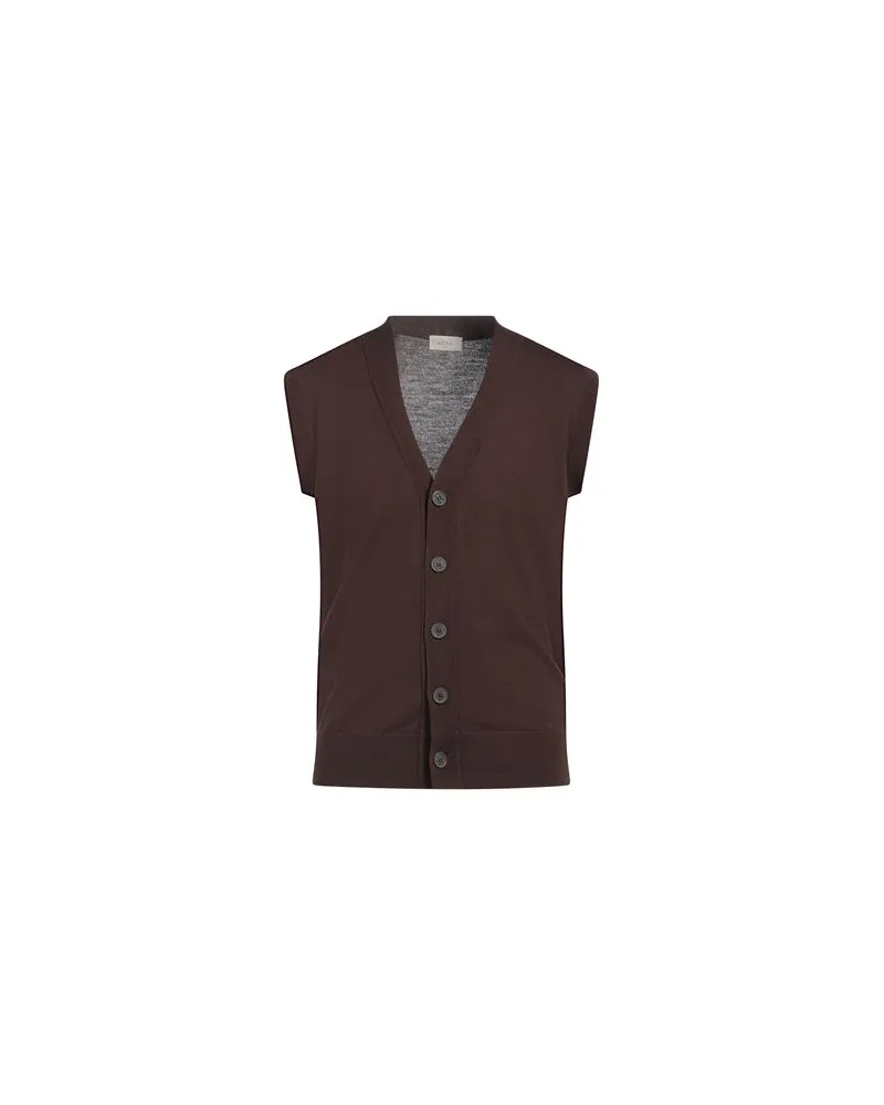 Altea STRICKWAREN - Strickjackenauf YOOX.COM Dunkelbraun